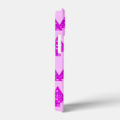 Moderne kerstbomen, orchidee en violet Case-Mate iPhone case (Achterkant / Rechts)