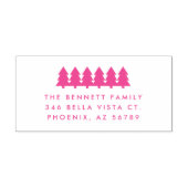 Moderne kerstbomen — Retouradres Zelfinktende Stempel (Design)