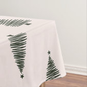 Moderne kerstbomen tafelkleed (Voorbeeld)