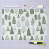 Moderne kerstbomen tissuepapier (Craft)