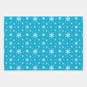 Moderne Kerstboom & Auto in Blauw Roze Strepen Inpakpapier Vel (Voorkant 2)