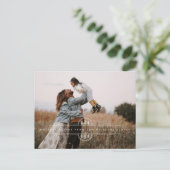 Moderne Kerstboom Banner Flat Holiday Kaart (Staand voorkant)