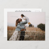 Moderne Kerstboom Banner Flat Holiday Kaart (Voorkant / Achterkant)