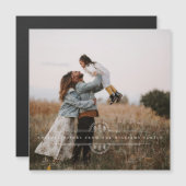 Moderne kerstboom banner magnetische vakantie Kaar (Voorkant / Achterkant)