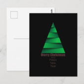 Moderne Kerstboom Briefkaart (Voorkant / Achterkant)