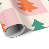 Moderne kerstboom cadeaupapier (Rol Hoek)