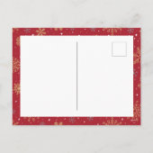 Moderne kerstboom en foto's uit de 4-reeks feestdagenkaart (Achterkant)