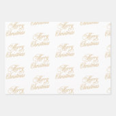 Moderne kerstboom en schattige boog Patroon Inpakpapier Vel (Voorkant 2)