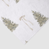 Moderne kerstboom en schattige boog Patroon Tissuepapier (Detail)