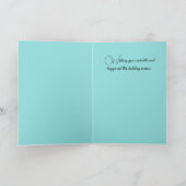 Moderne kerstboom feestdagen kaart (Binnen)