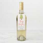 Moderne kerstboom flessenhanger (Op fles)