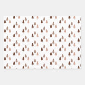 Moderne kerstboom Glitter Colorful Inpakpapier Vel (Voorkant 2)