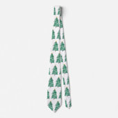Moderne Kerstboom Heren Das (Voorkant)
