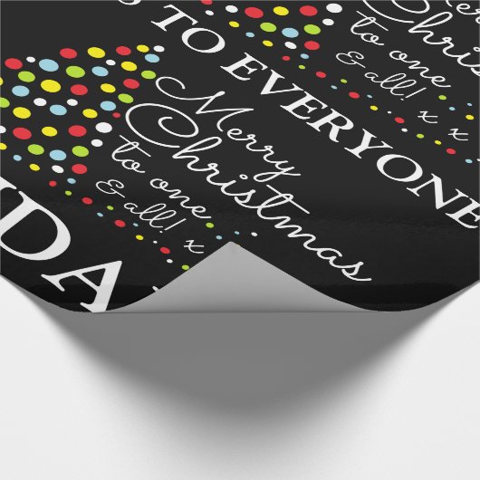 Moderne kerstboom, kerstpapier cadeaupapier (Hoek)