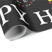 Moderne kerstboom, kerstpapier cadeaupapier (Rol Hoek)