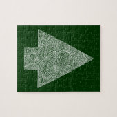 Moderne kerstboom legpuzzel (Horizontaal)