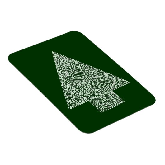 Moderne kerstboom magneet (Rechterzijde)