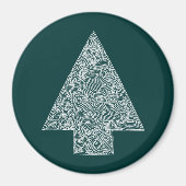 Moderne kerstboom magneet (Voorkant)
