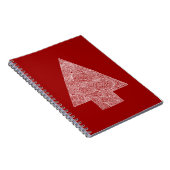Moderne kerstboom notitieboek (Rechterzijde)