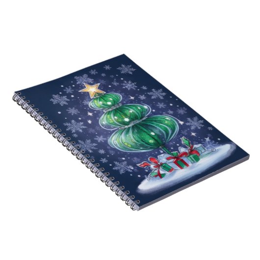 Moderne kerstboom notitieboek (Rechterzijde)