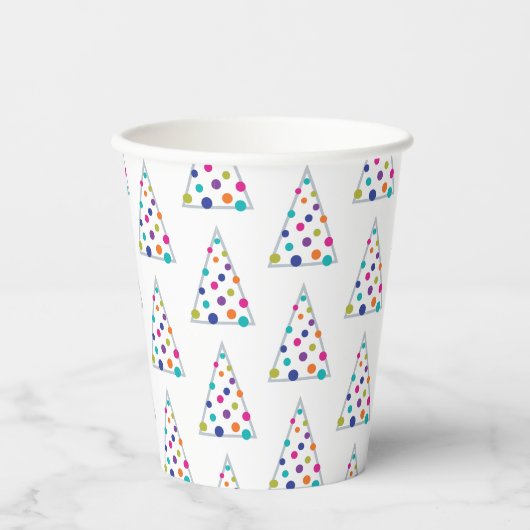 Moderne kerstboom papieren bekers (Voorkant)