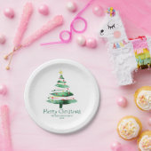 MODERNE KERSTBOOM PAPIEREN BORDJE (Feest)