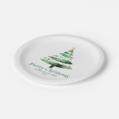 MODERNE KERSTBOOM PAPIEREN BORDJE (Gekanteld)