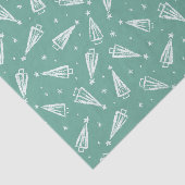 Moderne Kerstboom Patroon Tissuepapier (Detail)