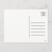 Moderne kerstboom, Prettige feestdagen vakantiepos (Achterkant)