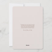 Moderne kerstboom schets boog niet foto feestdagenkaart (Achterkant)