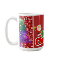 Moderne kerstboom schilderen kleurrijk