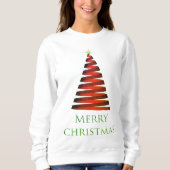 Moderne kerstboom T-shirt (Voorkant)