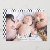 Moderne kerstboom Verheug Vakantie Kaart (Voorkant / Achterkant)