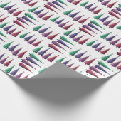 Moderne kerstboom - verpakkingspapier cadeaupapier (Hoek)