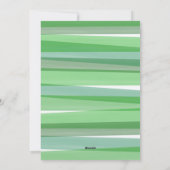 Moderne kerstboom - waterverf script Business Feestdagenkaart (Achterkant)