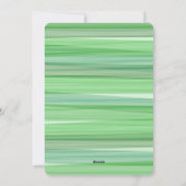 Moderne kerstboom - waterverf script Business Feestdagenkaart (Achterkant)