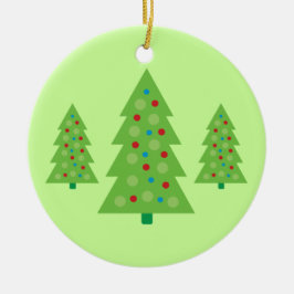 Moderne kerstboomkunst keramisch ornament