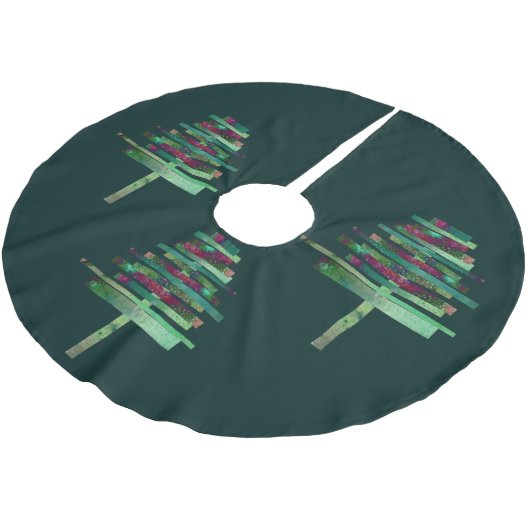 Moderne kerstboomkunst kerstboom rok (Gekanteld)