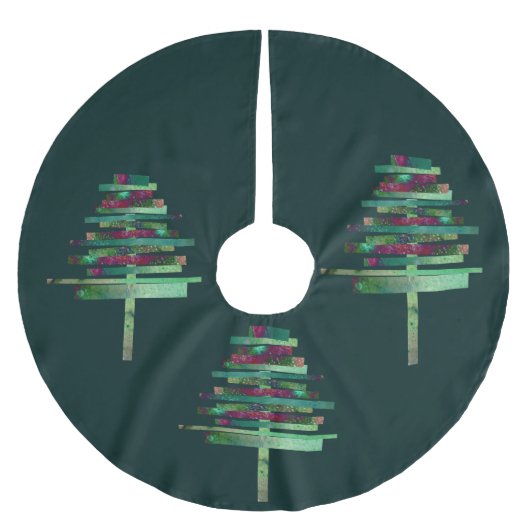 Moderne kerstboomkunst kerstboom rok (Voorkant)