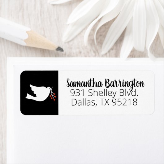 Moderne kerstboomlabel etiket (Insitu)