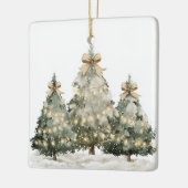 Moderne Kerstboomornament Keramisch Ornament (Links)