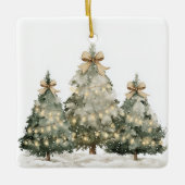 Moderne Kerstboomornament Keramisch Ornament (Voorkant)