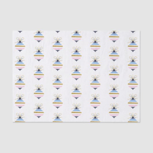 Moderne kerstboomOrnament Tissuepapier (Voorkant)