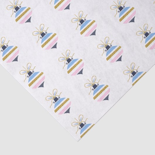 Moderne kerstboomOrnament Tissuepapier (Detail)