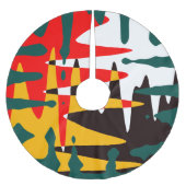 Moderne kerstboomrok 4-landendecor kerstboom rok (Voorkant)