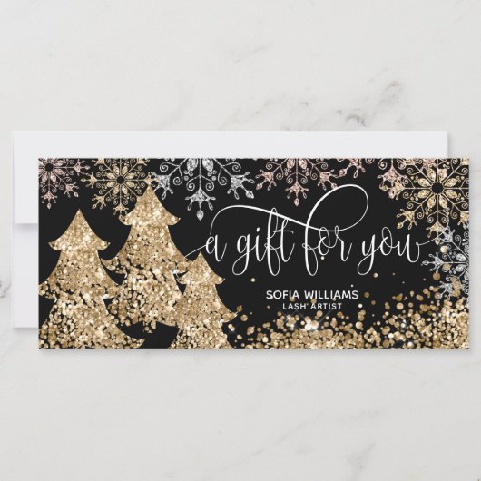 Moderne kerstboomschilfers (Voorkant)