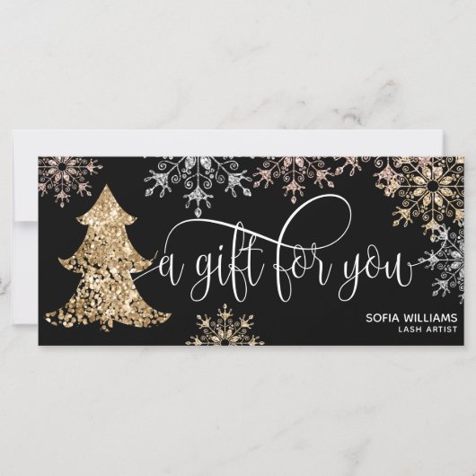 Moderne kerstboomschilfers (Voorkant)