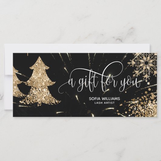 Moderne kerstboomschilfers (Voorkant)