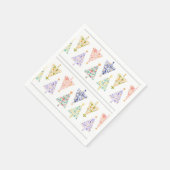 Moderne kerstboomservetten servet (Hoek)