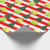 Moderne kerstboomval uit Tennis Cadeaupapier (Hoek)